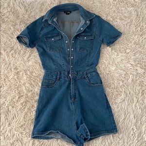 Denim jumpsuit/romper